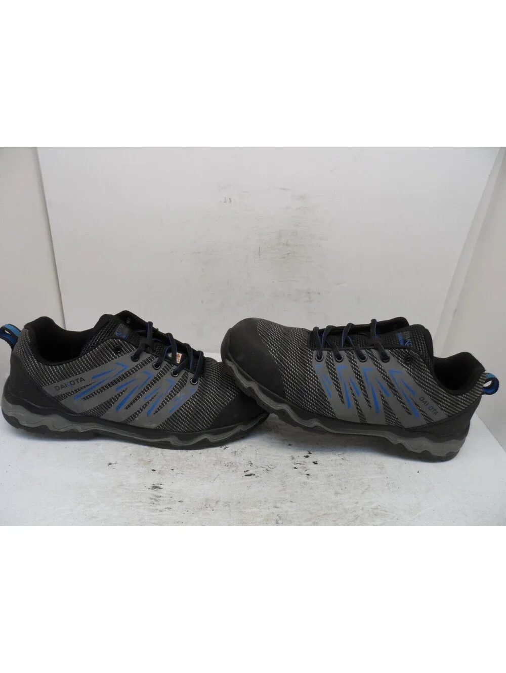 DAKOTA Men's 2400 Aluminum Toe Comp Plate FreshTech Low-Cut Work Shoes Grey 13M